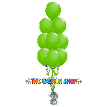 Picture of 11 Inch Helium Balloon Bouquet of 9