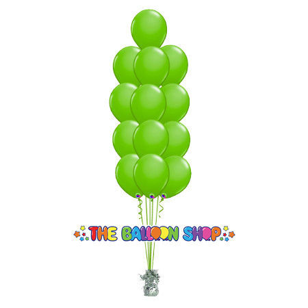 Picture of 11 Inch Helium Balloon Bouquet of 13