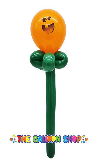 Picture of Jack O'Lantern Face Wand - Balloon