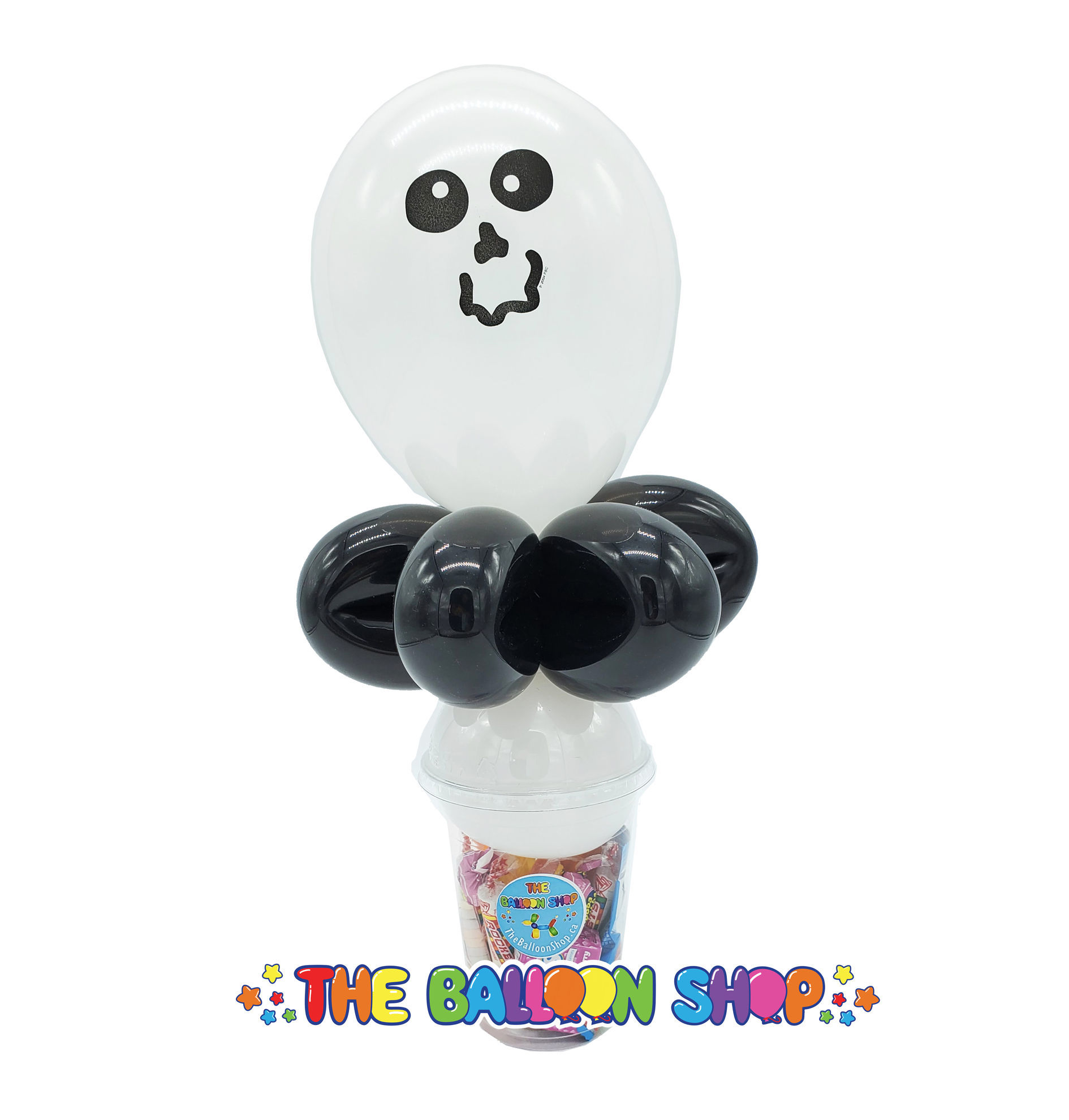 Picture of Ghost Face  - Balloon Candy Cup