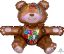 Picture of 19'' Happy Birthday Bear (air-filled)