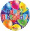 Picture of 18''Happy Birthday Balloon Print Foil Balloon (helium-filled)