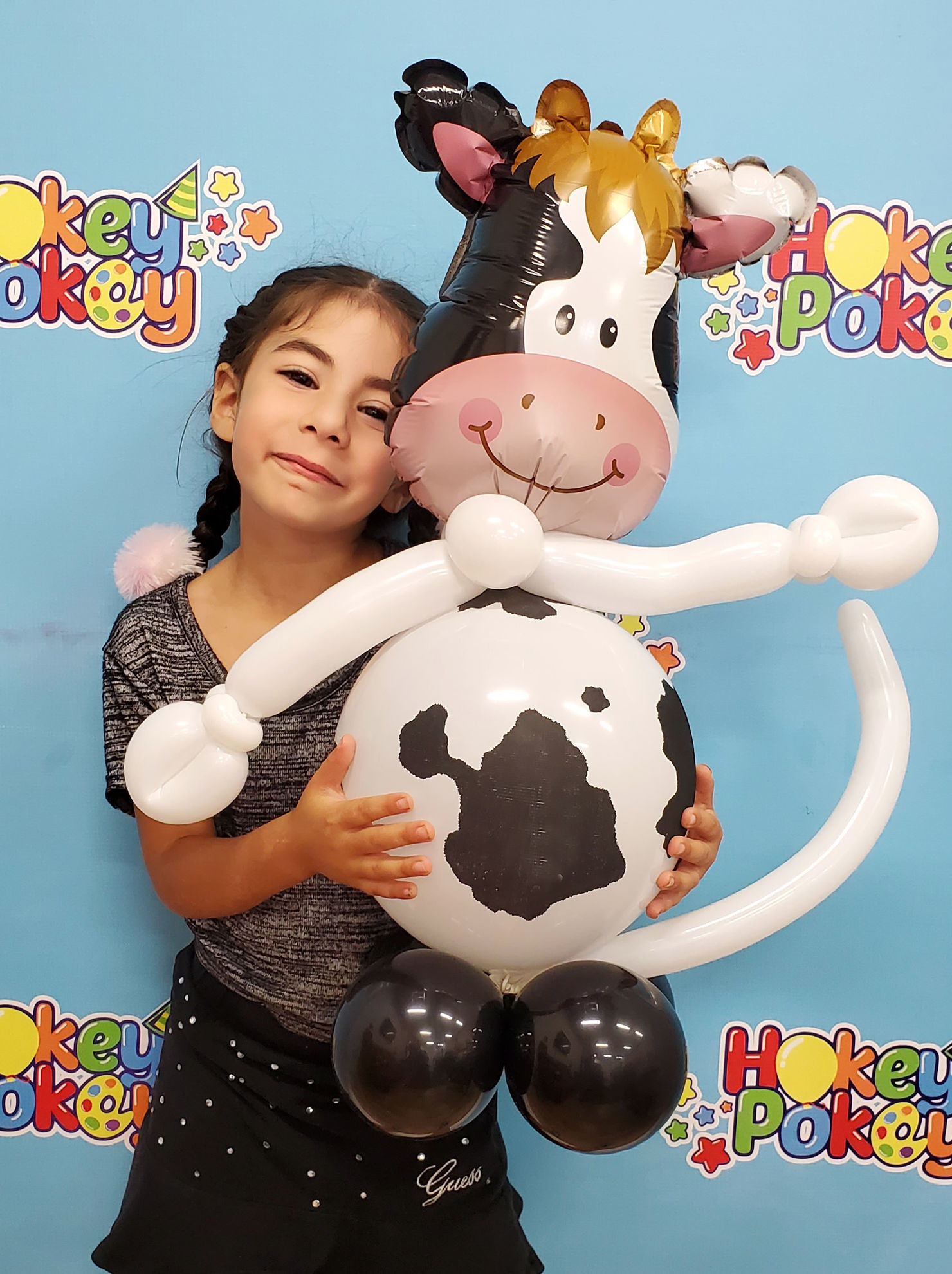 Picture of Mini Contented Cow - Balloon Centerpiece