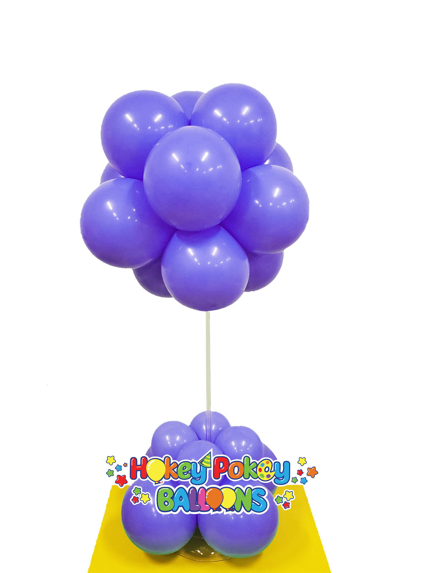 Picture of 12 Balloon Topiary Tree (one color) - Balloon Centerpiece (air inflated)