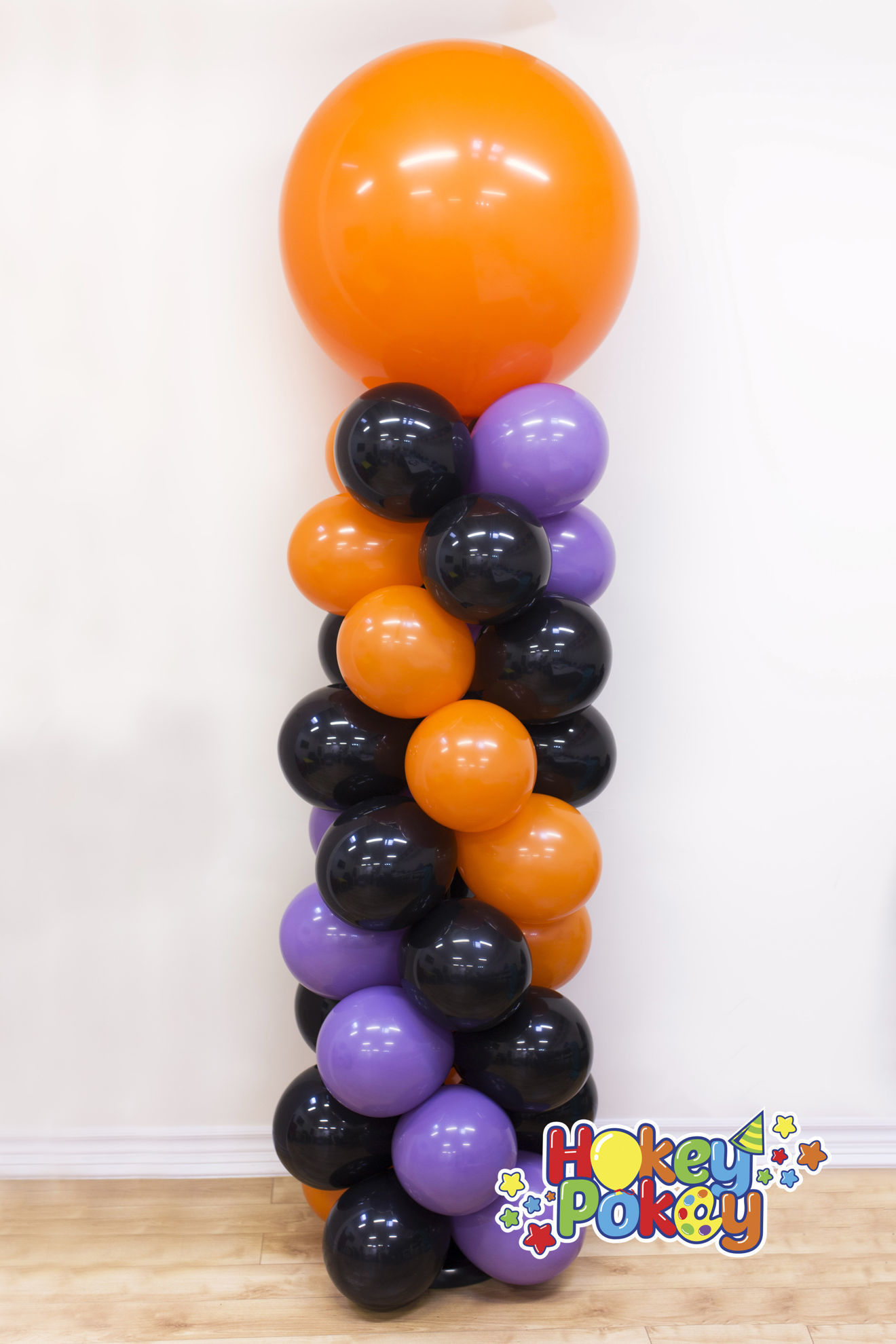 Picture of 7 ft Balloon Column with Topper (up to 4 colors) 
