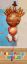 Picture of 38" Thanksgiving Pilgrim Turkey Balloon Foil Bouquet  (5 pc)