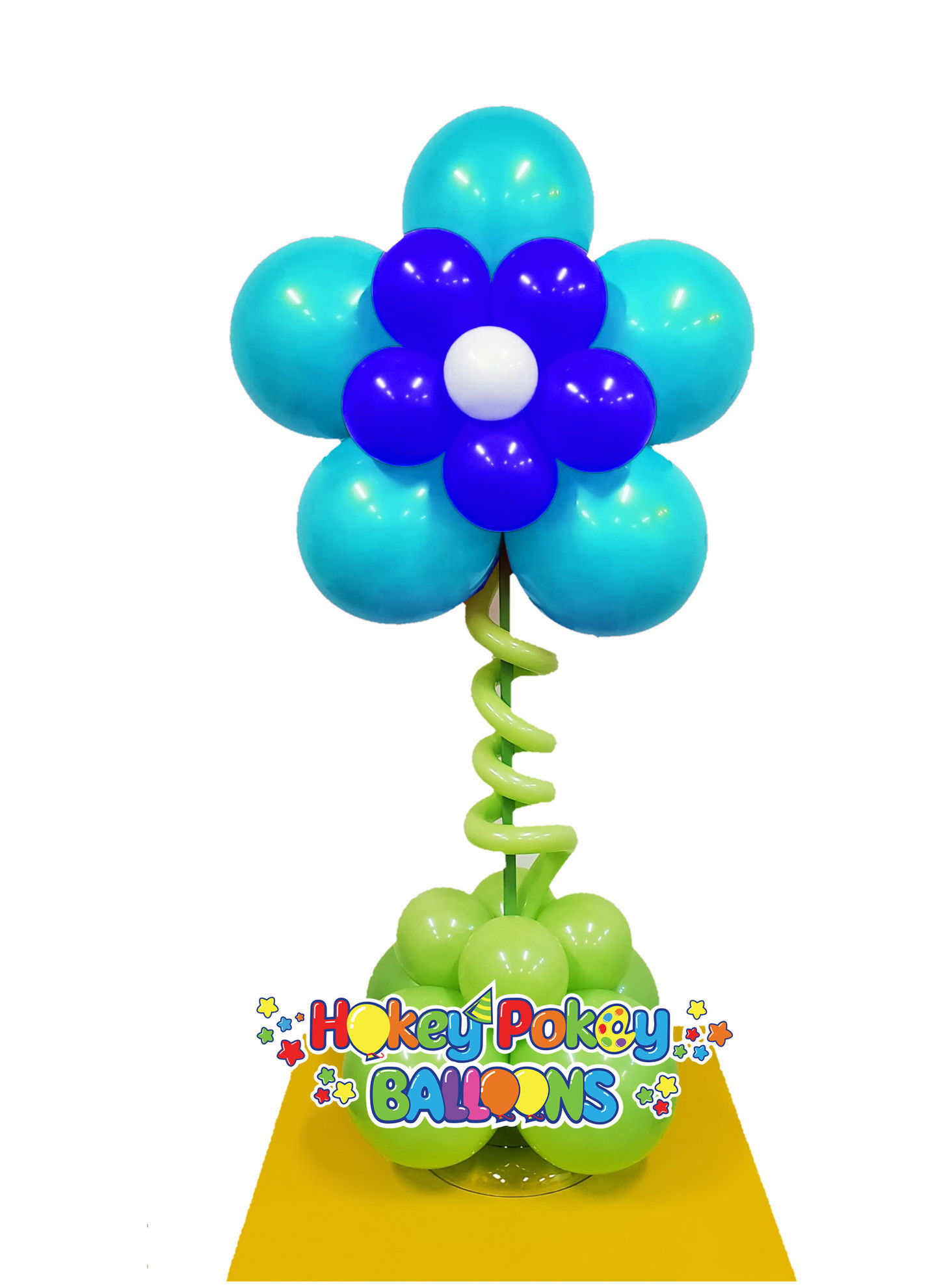 Picture of Flower Topiary -  Balloon Centerpiece  (air inflated)