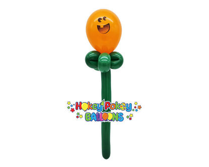Picture of Pumpkin Face Wand - Balloon