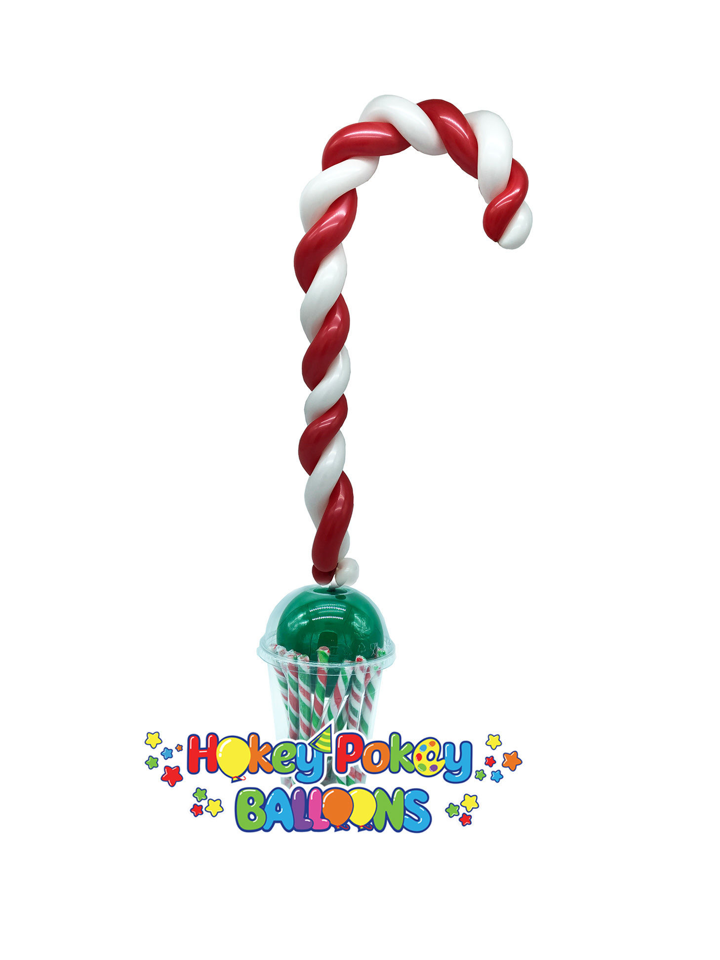 Picture of Candy Cane - Balloon Candy Cup