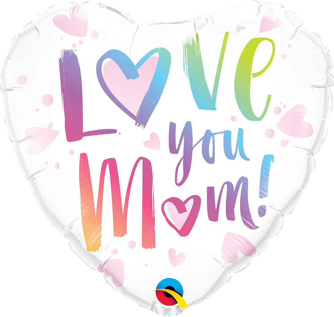 Picture of 18" Love You M(Heart)M! - Foil Balloon  (helium-filled)