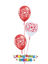 Picture of 11'' Double Hearts -  Latex Balloon Bouquet (up to 25 balloons)