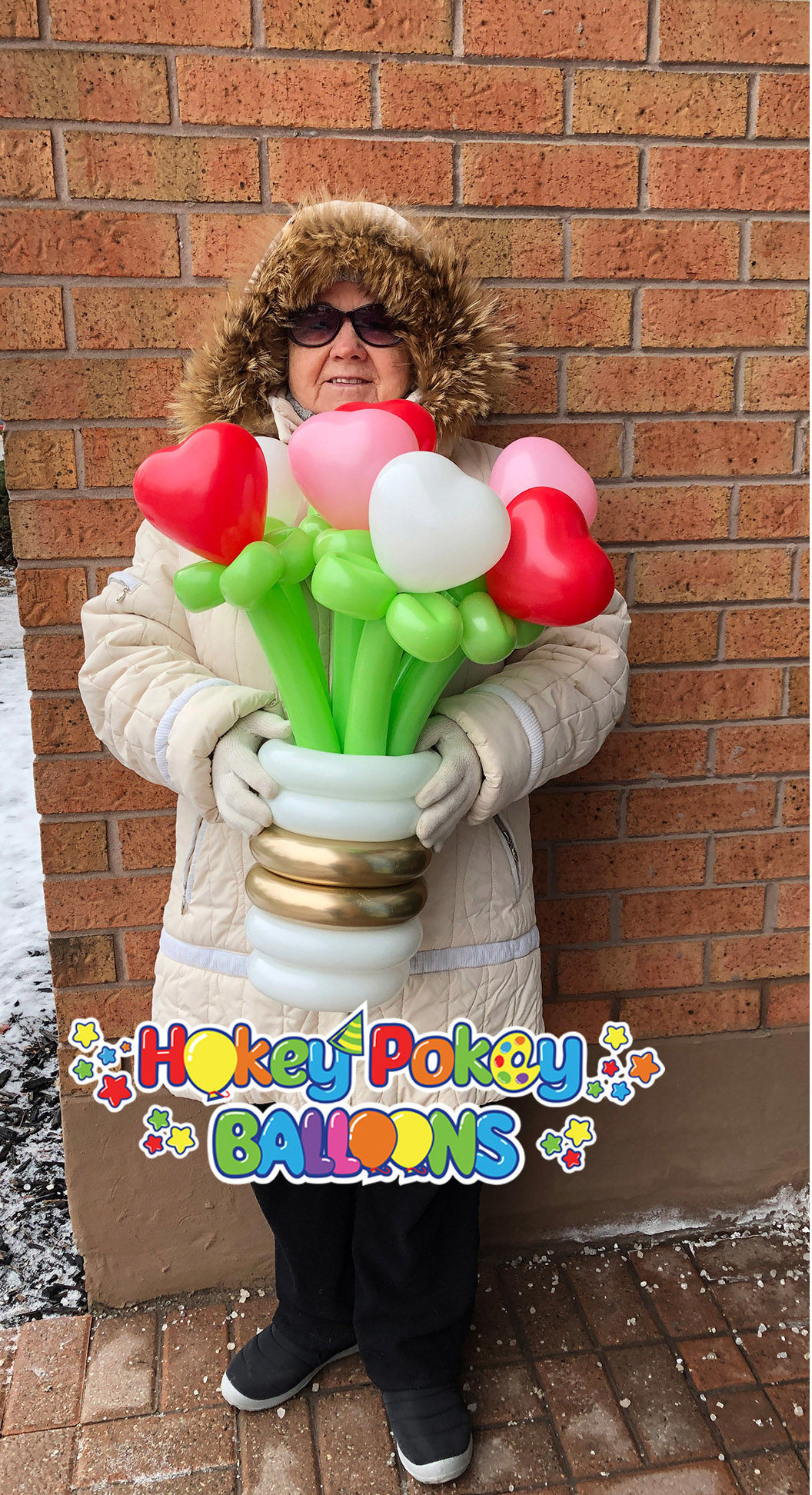 Picture of Sweetheart Balloon Bouquet of 7