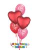 Picture of I love You! Valentine's Balloon Bouquet of 5