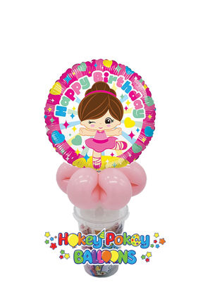 Picture of Birthday Ballerina - Balloon Candy Cup
