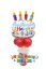 Picture of Birthday Cake - Foil Balloon Candy Cup