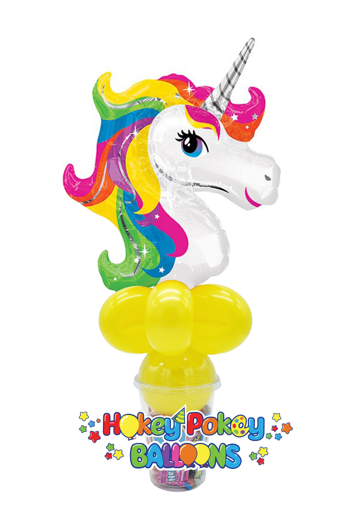 Picture of Unicorn Foil - Balloon Candy Cup