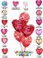 Picture of Mix & Match Red Hearts Mother's Day Balloon Bouquet of 5