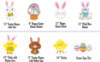 Picture of Easter Hunt - Stuffed Balloon Gift with a ring Base