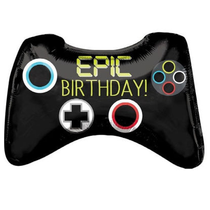 Picture of 28" Epic Birthday Video Game Controller - Foil Balloon  (helium-filled)