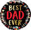 Picture of 18'' Best Dad Ever Foil Balloon (helium-filled)