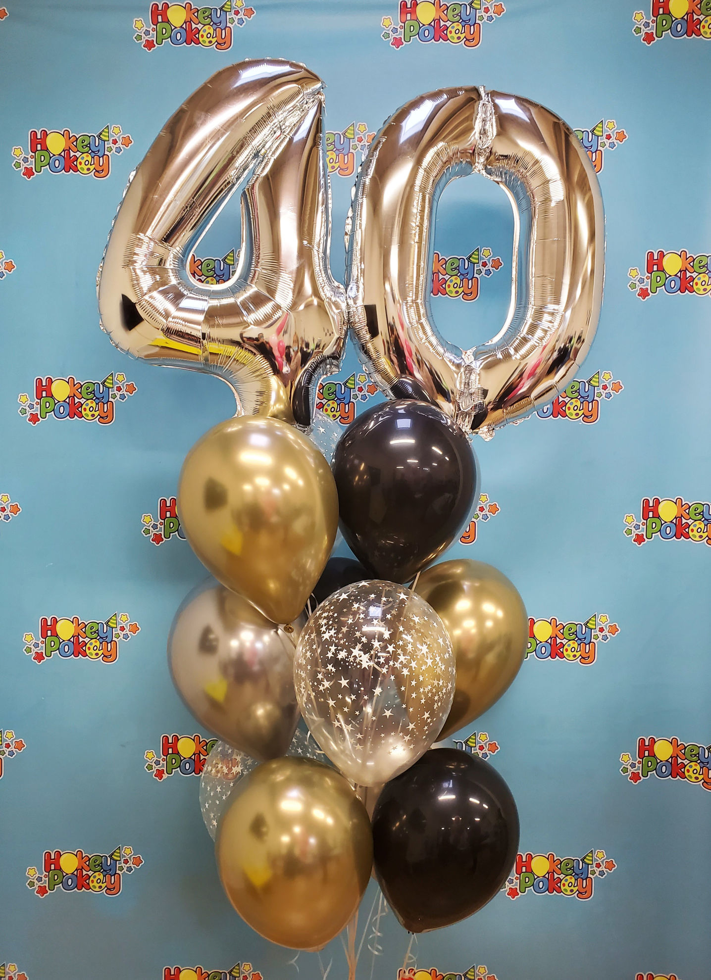 Picture of 26'' Silver Number 4 - Foil Balloon (helium-filled)