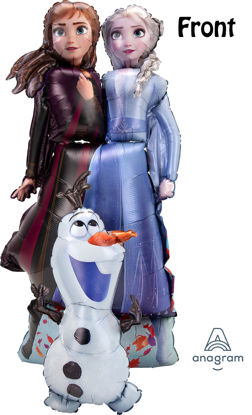 Picture of 58''Frozen 2 Elsa, Anna, Olaf - Airwalker Balloon  (helium - filled)