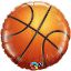 Picture of 18" Basketball Foil Balloon (helium-filled)