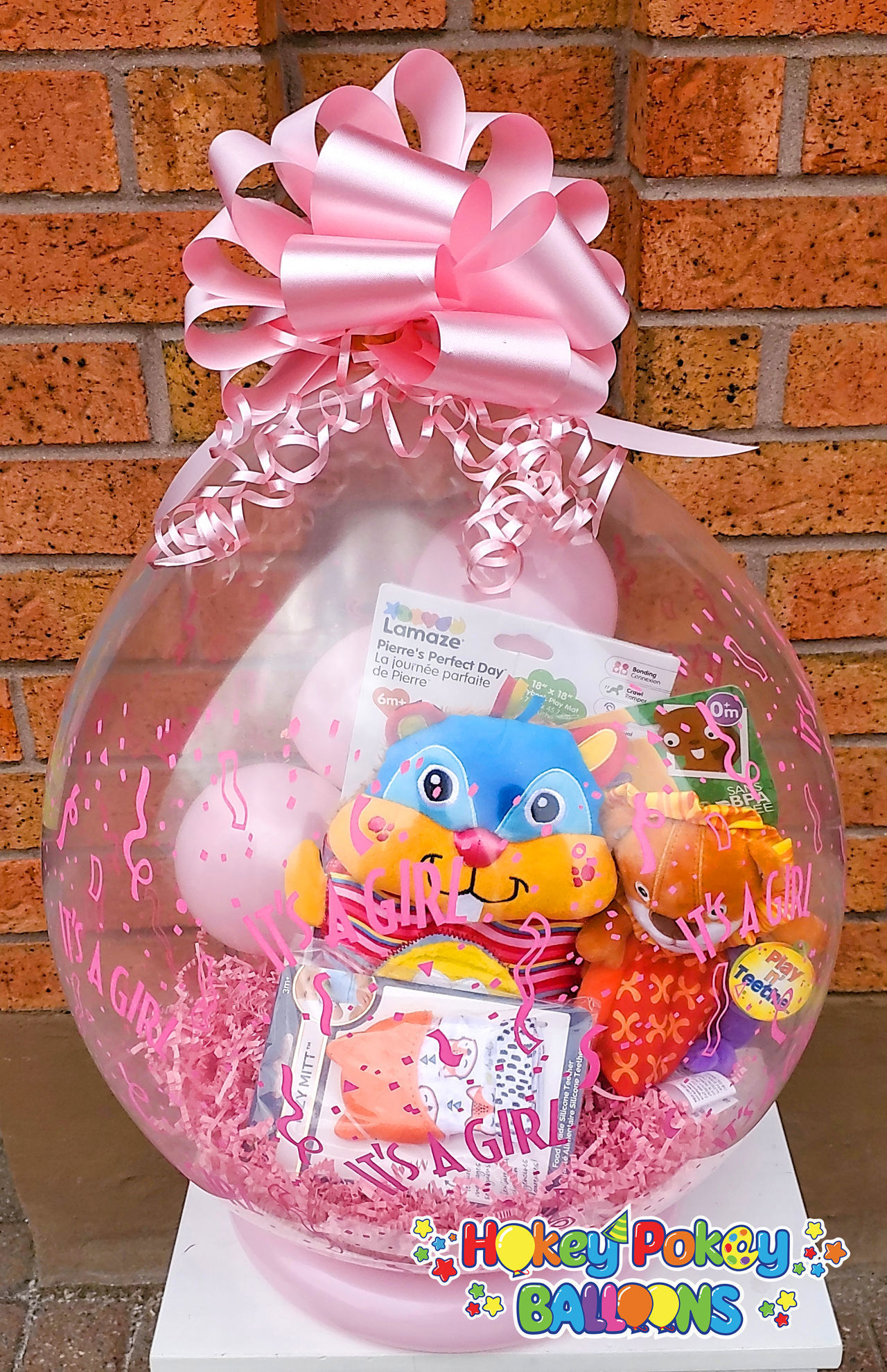 Picture of Welcome Baby - Stuffed Balloon Gift with Bow
