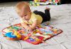 Picture of Welcome Baby - Stuffed Balloon Gift with Play Blanket, Silicone Teething Mitten and a Toy 