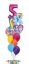 Picture of My Little Pony Rainbow Dash with Number - Balloon Bouquet  (9pc)