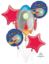 Picture of Blast Off - Space Birthday Balloon Bouquet  (5pc)