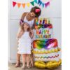 Picture of 53'' Birthday Cake AirLoonz Balloon (air-filled)