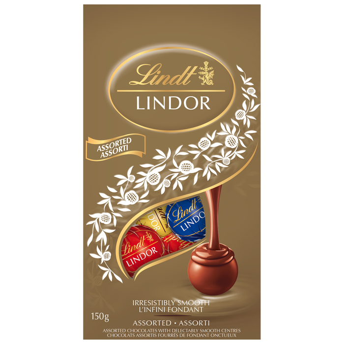 Picture of Lindt LINDOR Assorted Chocolate Truffles, 150-Gram Bag