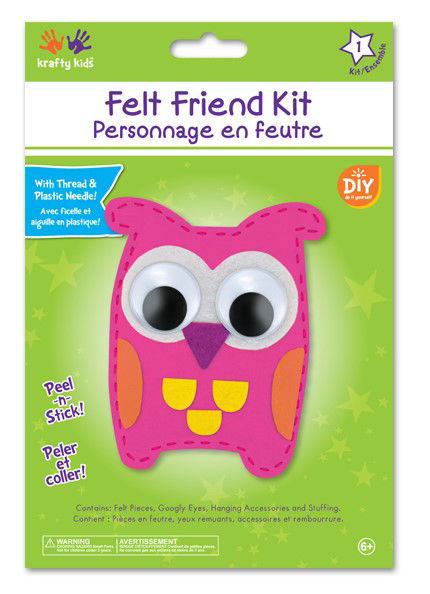 Picture of DIY Felt Friends Sewing Kit - Owl (CK191E)