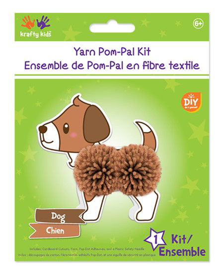 Picture of DIY Yarn Pom-Pal Kit - Dog (CK130B)