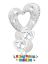 Picture of Giant Filigree Heart - Balloon Bouquet of 5