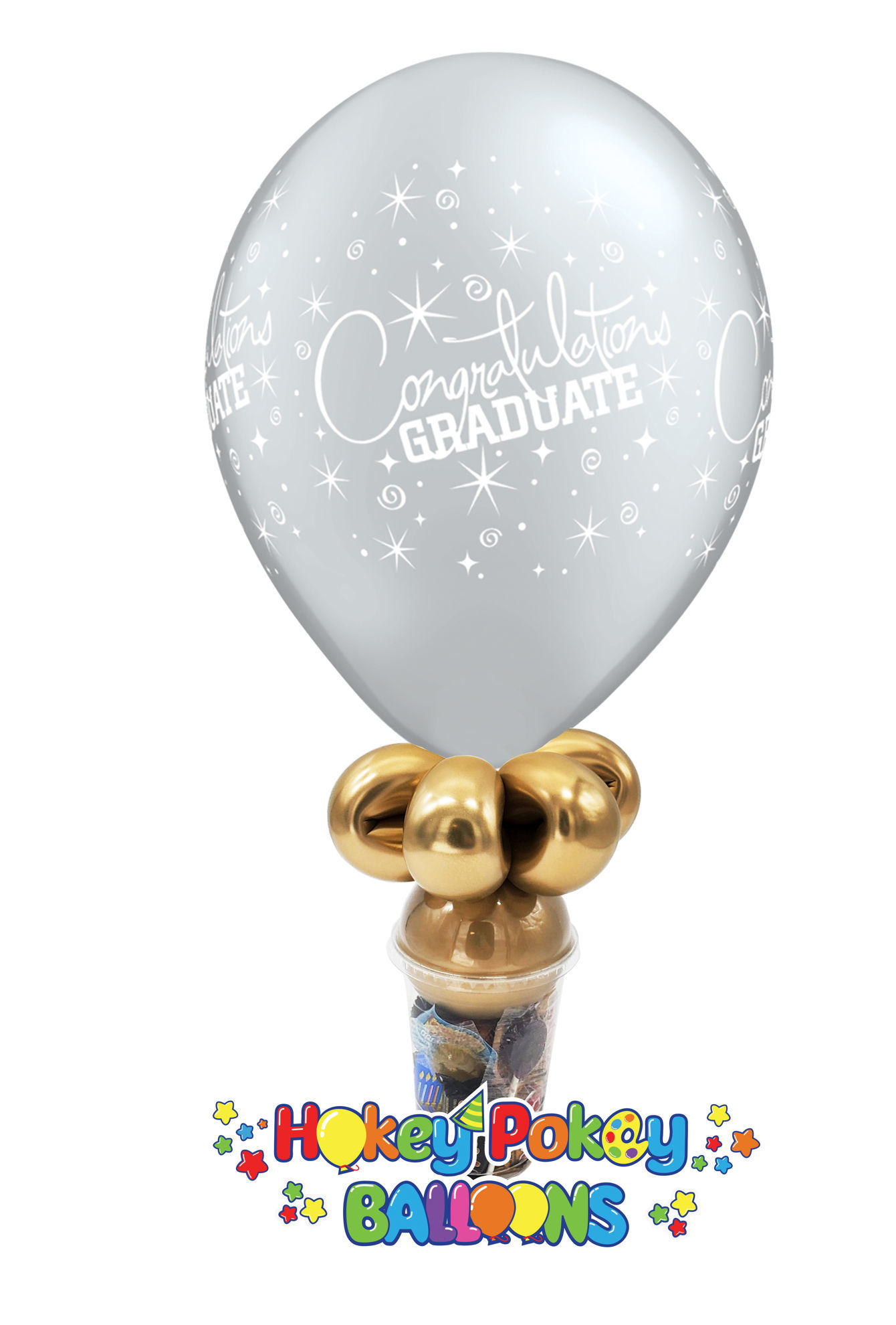 Picture of 11" Congratulations Graduate! Balloon Candy Cup