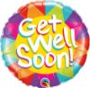 Picture of 18'' Get Well Soon - Sunshine Foil Balloon  (helium-filled)