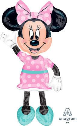 Picture of 54" Minnie Mouse - AirWalker Balloon  (helium - filled)