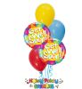 Picture of Get Well Soon! Sunshine Balloon Bouquet (5 pc)
