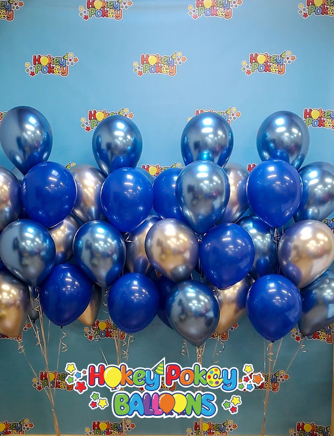 Picture of 11 Inch Helium Balloon Bouquet of 10