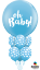 Picture of Oh Baby! Blue Balloon Bouquet