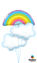 Picture of Shining Through the Clouds - Foil Balloon Bouquet (3 pc)