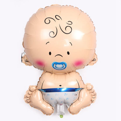 Picture of 28" Baby Boy - Foil Balloon (helium-filled)