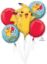 Picture of Pokemon Pikachu - Foil Balloon Bouquet (5 pc) 