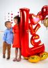 Picture of 58'' Big Love AirLoonz Balloon (air-filled)