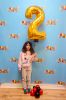 Picture of 26'' Gold Number 2 - Foil Balloon (helium-filled)