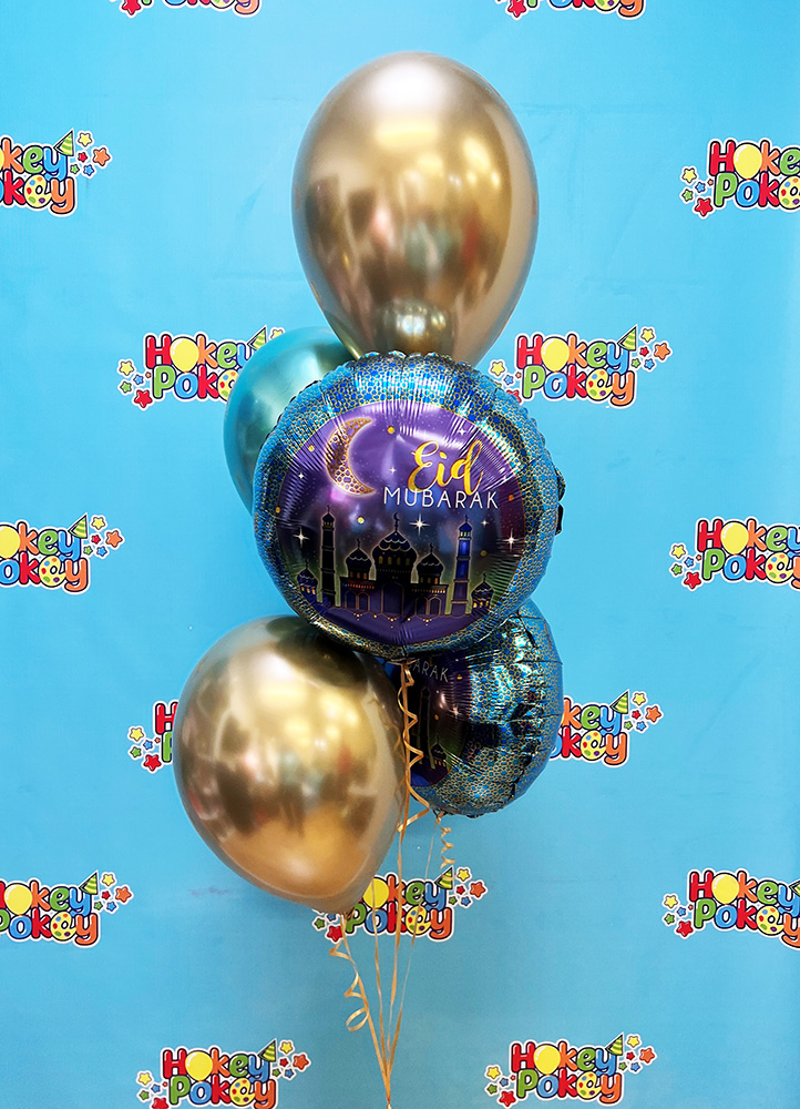 Picture of Eid MUBARAK Balloon Bouquet (5 pc)