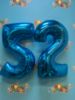 Picture of 26''Blue  Number 2 - Foil Balloon (helium-filled)