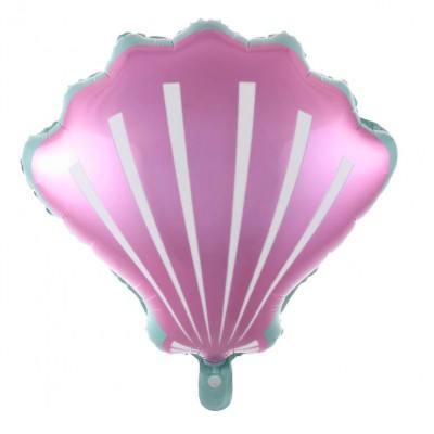Picture of 18" Pink Seashell  - Foil Balloon  (helium-filled)